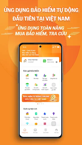 I-download ang DIIN – Bảo hiểm 24/7 Pinakabagong Bersyon – Libre - Screenshot 1