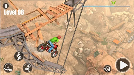I-download ang Animal Bike Stunt Racing Games – Libreng Stunt Game - Screenshot 5