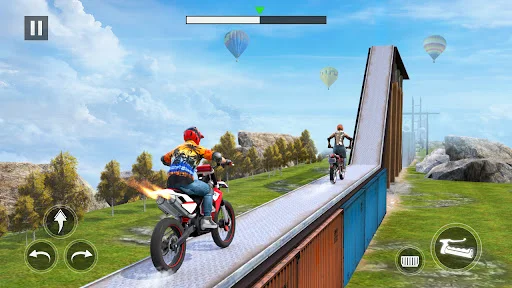 I-download ang Animal Bike Stunt Racing Games – Libreng Stunt Game - Screenshot 9