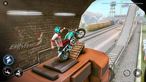 I-download ang Animal Bike Stunt Racing Games – Libreng Stunt Game - Screenshot 14