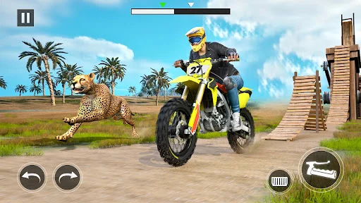 I-download ang Animal Bike Stunt Racing Games – Libreng Stunt Game - Screenshot 8