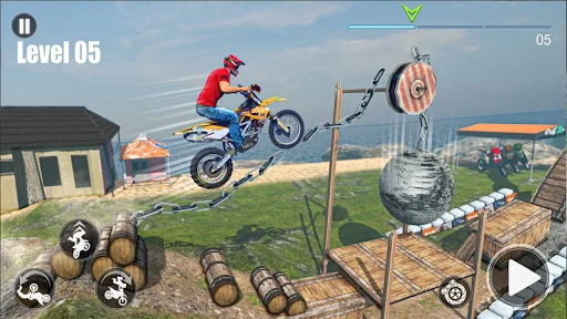 I-download ang Animal Bike Stunt Racing Games – Libreng Stunt Game - Screenshot 6