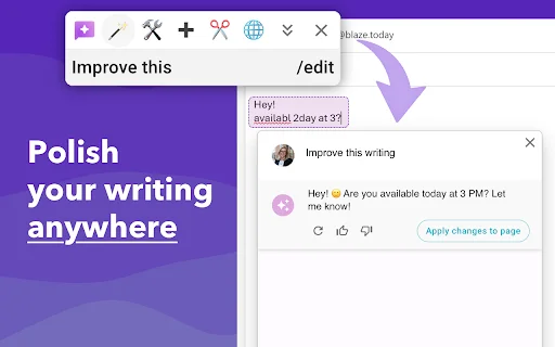 AI Blaze: Mabilis na AI Copilot para sa Browser – I-download - Screenshot 3