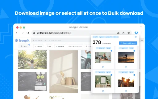 Image Downloader: I-download ang Lahat ng Larawan nang Libre - Screenshot 2
