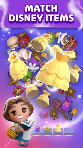 I-download ang Disney Magic Match 3D – Mga Puzzle na Puno ng Magic - Screenshot 1
