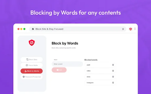 I-download ang Block Site: Maging Produktibo at Iwasan ang Distraksyon - Screenshot 5