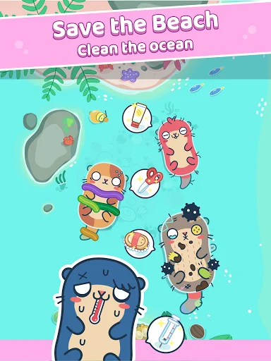 Otter Ocean – Treasure Hunt: Kolektahin ang Cute na Otters! - Screenshot 9