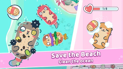 Otter Ocean – Treasure Hunt: Kolektahin ang Cute na Otters! - Screenshot 22