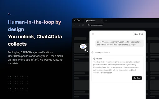Chat4Data: AI Web Scraper – Makuha ang Web Data Nang Walang Coding - Screenshot 4