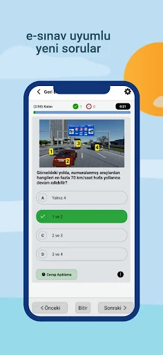 Download Ehliyet Sınav Soruları 2026 – Libreng Reviewer App - Screenshot 10