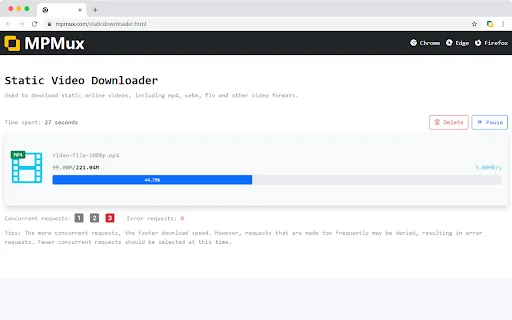 Video Downloader Professional – I-download ang Online Videos nang Mabilis - Screenshot 3